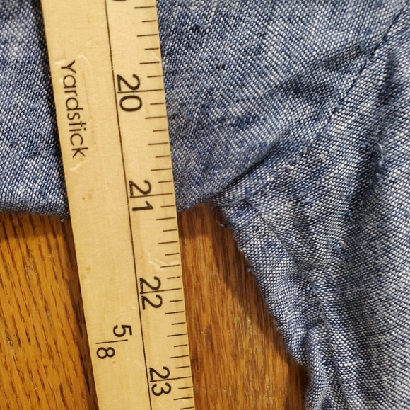 💚 3 For $15 💚 INEN Blue Heather Woman's TOP Size 14 WesT Lane - Picture 6 of 7